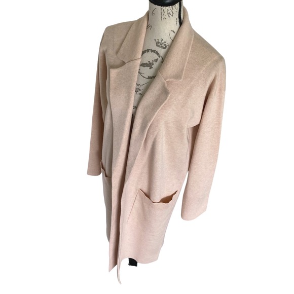 SOLD J. Crew Ella open-front merino wool blend long sweater blazer XS luxury - Picture 12 of 16